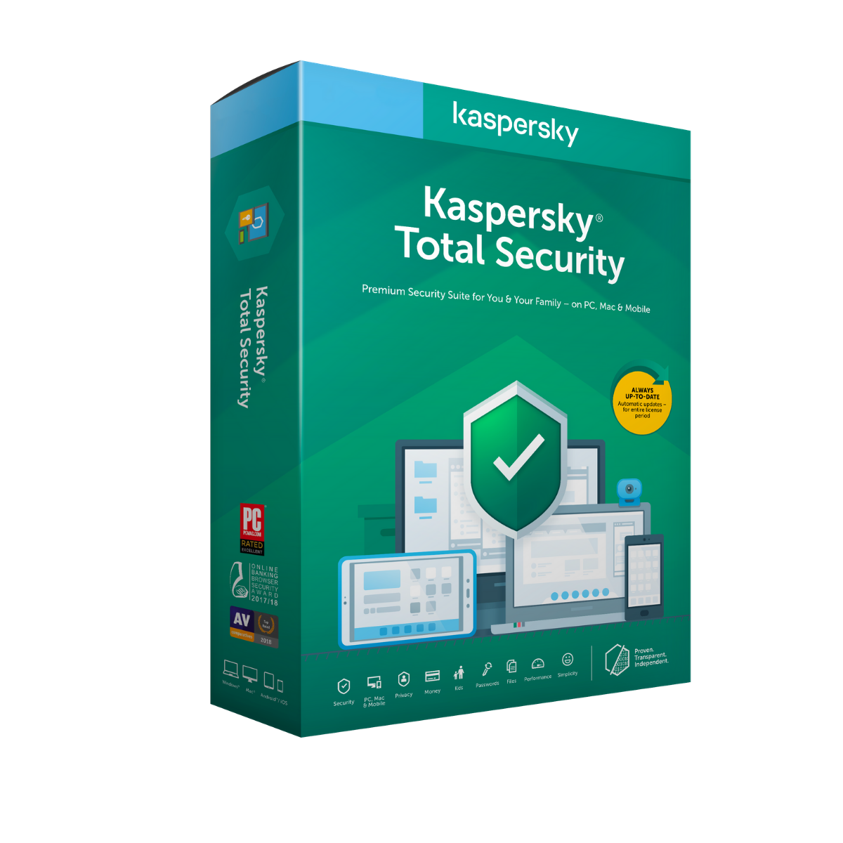 Kaspersky Total Security 2021 - 2 Ans / 3 Appareils -